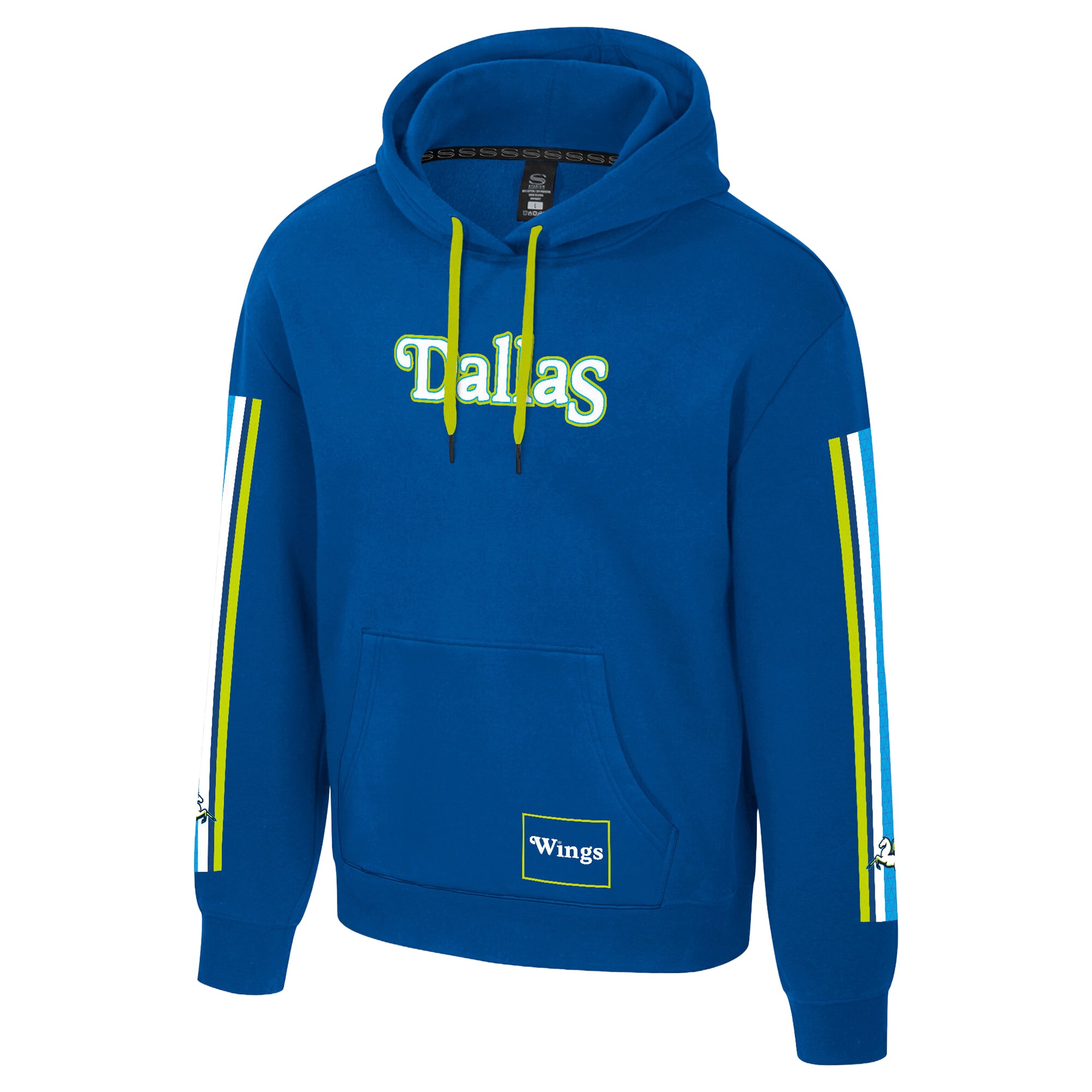 Unisex Stadium Essentials Blue Dallas Wings Rebel Hoodie
