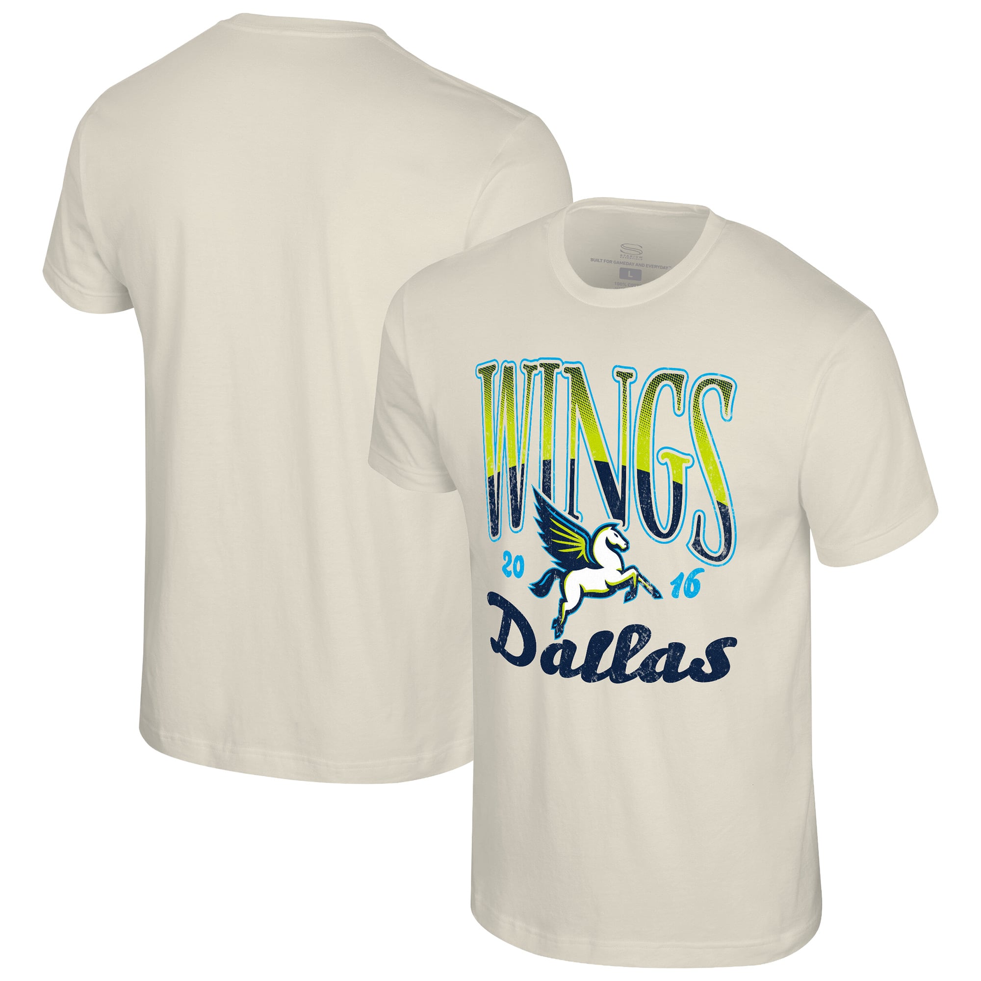 Unisex Stadium Essentials Natural Dallas Wings Sky High T-Shirt