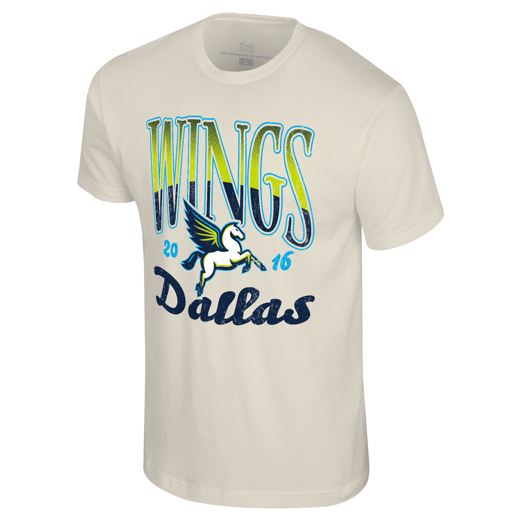 Unisex Stadium Essentials Natural Dallas Wings Sky High T-Shirt
