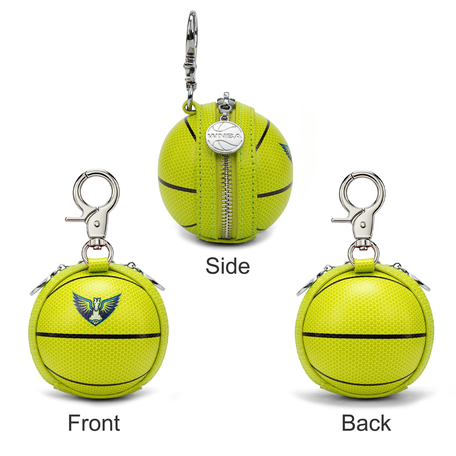 Porte-clés de sac pour femme Montana West Dallas Wings Basketball
