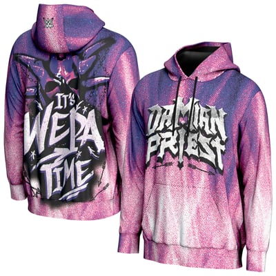 Damian Priest ProSphere Youth Wepa Time Hoodie - Purple