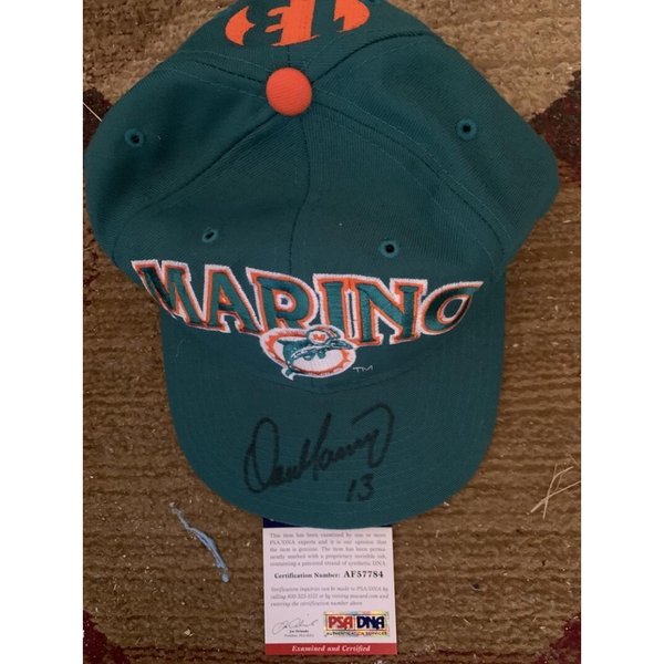 Dan Marino Baseball Cap Hat Signed Autograph Auto PSA/DNA NFL 