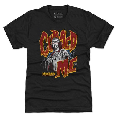 Danhausen 500 Level Cursed Me Premium Tri-Blend T-Shirt - Black