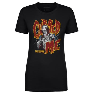 Danhausen 500 Level Women's Cursed Me T-Shirt - Black