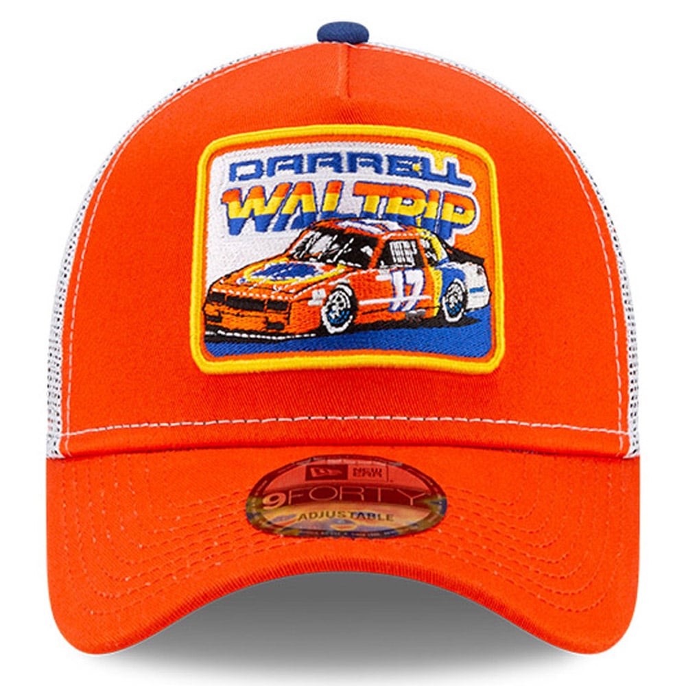 Men's Darrell Waltrip New Era Orange/White Legends 9FORTY A-Frame