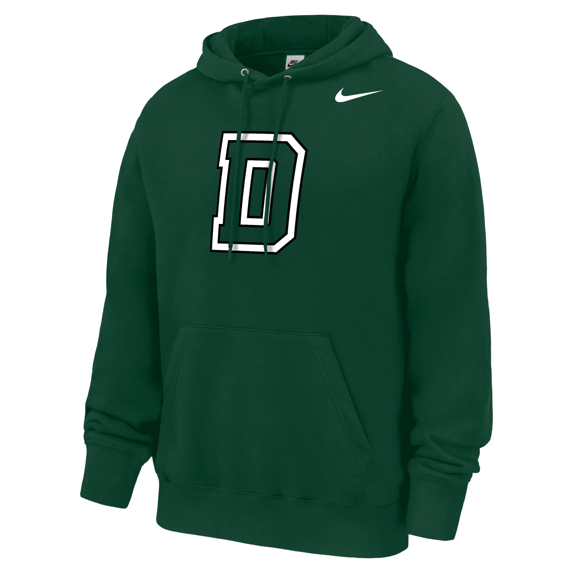 Sweat à capuche en polaire Nike vert Dartmouth Big Green Club pour homme