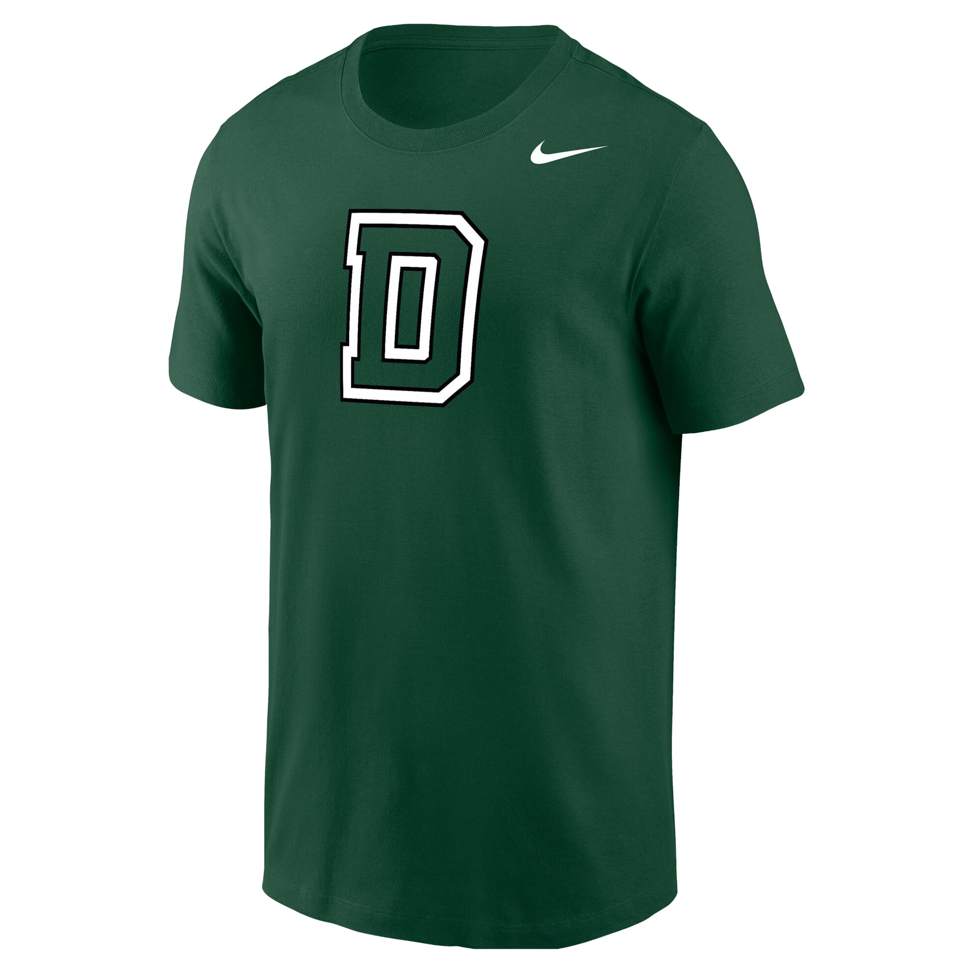 T-shirt Nike vert pour homme avec le logo Big Green de l'école Dartmouth