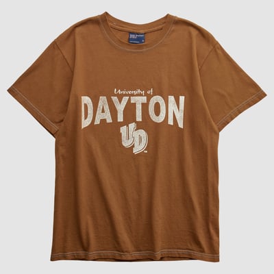 Dayton Flyers MV Sport 2000s T-shirt - Clay - XS by Fanatics Real Vintage
