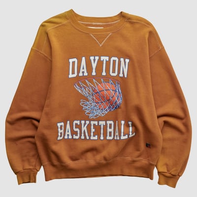 Dayton Flyers Russell 90s Pullover Sweatshirt - Clay - M by Fanatics Real Vintage