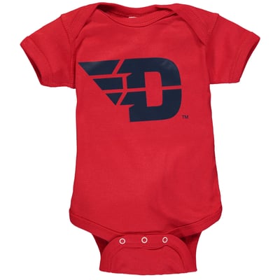 Dayton Flyers Two Feet Ahead Infant Big Logo Bodysuit - Red
