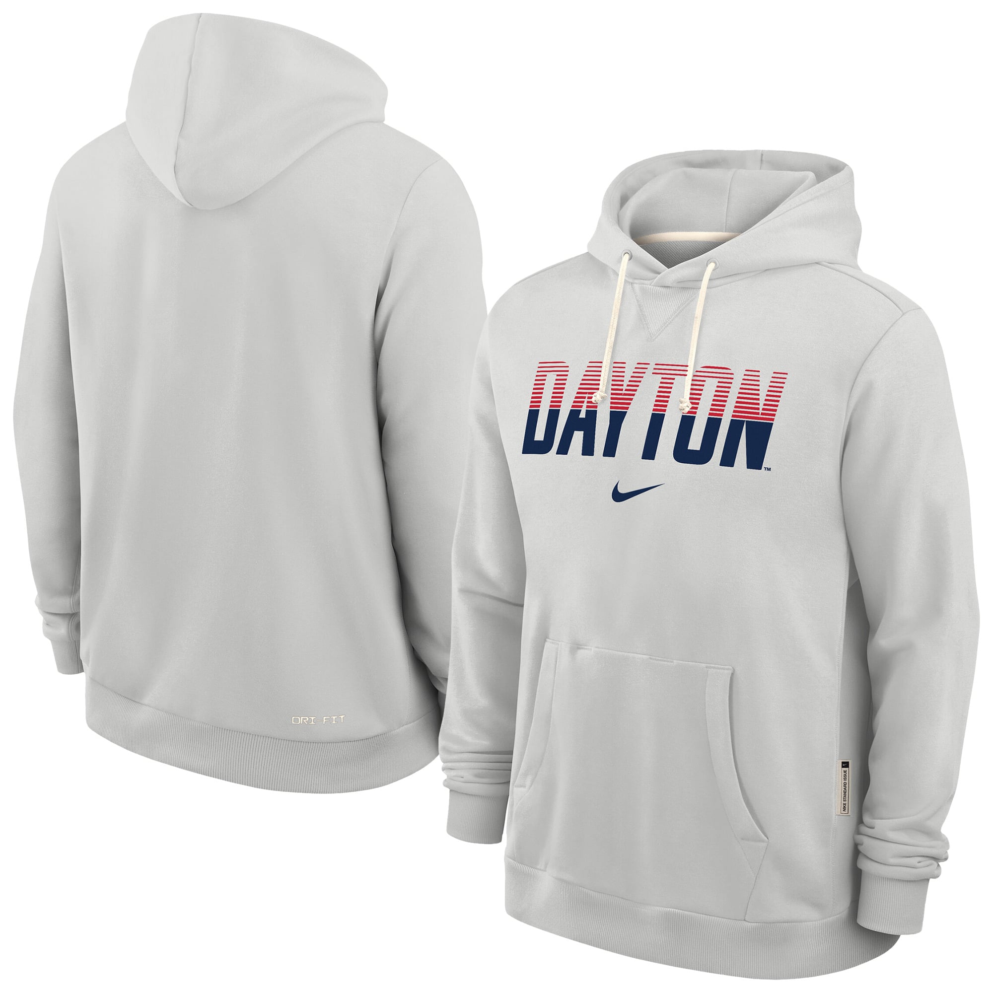 Men's Nike Gray Dayton Flyers 2026 Sideline Dri-FIT Hoodie
