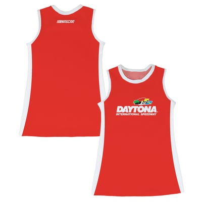 Daytona International Speedway Vive La Fete Girls Infant Logo A-Line Cheerleader Dress - Red