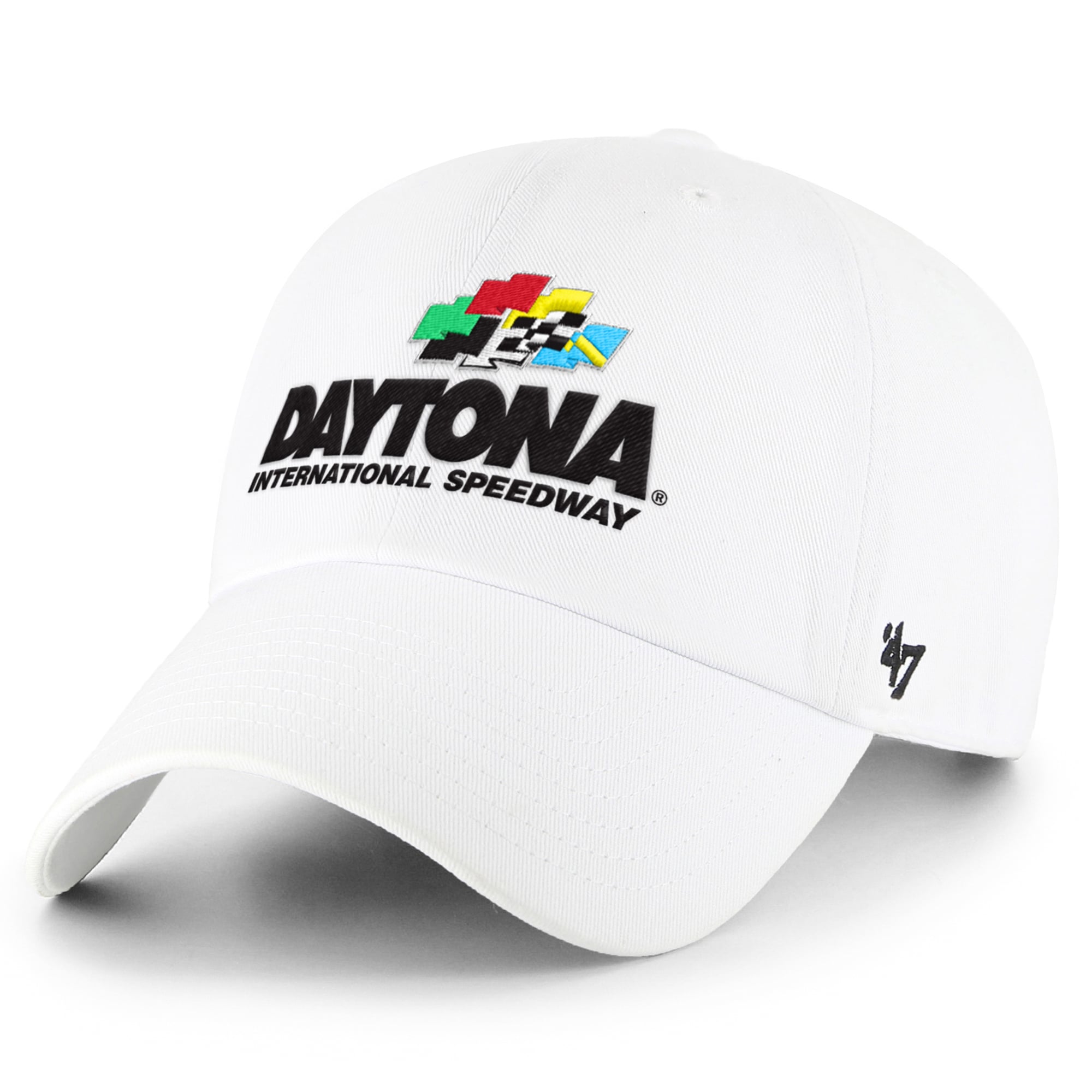 Men's '47 White Daytona International Speedway Daytona 500 Clean Up Adjustable Hat