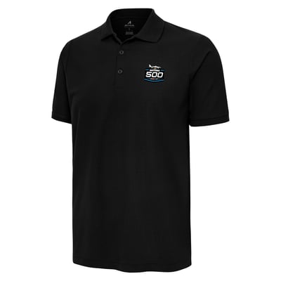 Antigua 2027 Daytona 500 Legacy Pique Polo - Black