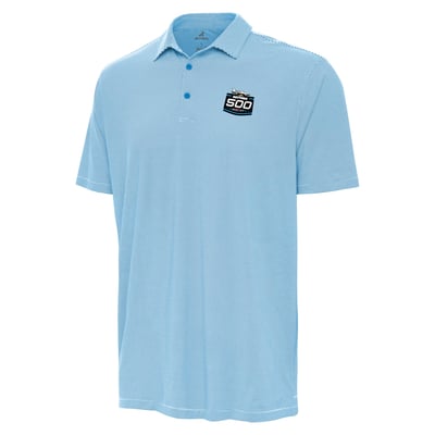 Antigua 2027 Daytona 500 Twine Polo - Blue