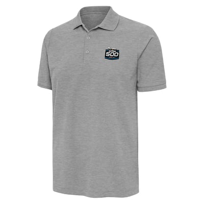 Antigua 2027 Daytona 500 Legacy Pique Polo - Heather Gray