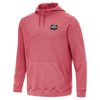 Antigua 2027 Daytona 500 Cloud Hoodie - Heather Red