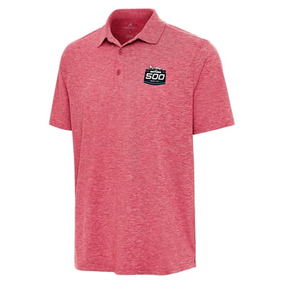 Antigua 2027 Daytona 500 Par 3 Polo - Heather Red