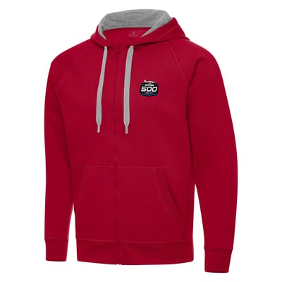 Antigua 2027 Daytona 500 Victory Full-Zip Hoodie - Red