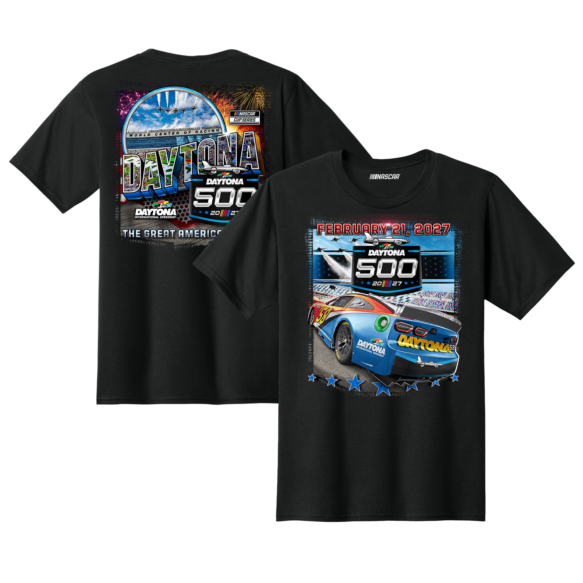 Unisex The Game Black Daytona International Speedway Event T-Shirt