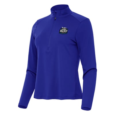 Antigua Women's 2027 Daytona 500 Tribute Half-Zip Pullover Top - Royal