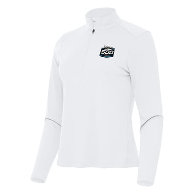 Antigua Women's 2027 Daytona 500 Tribute Half-Zip Pullover Top - White