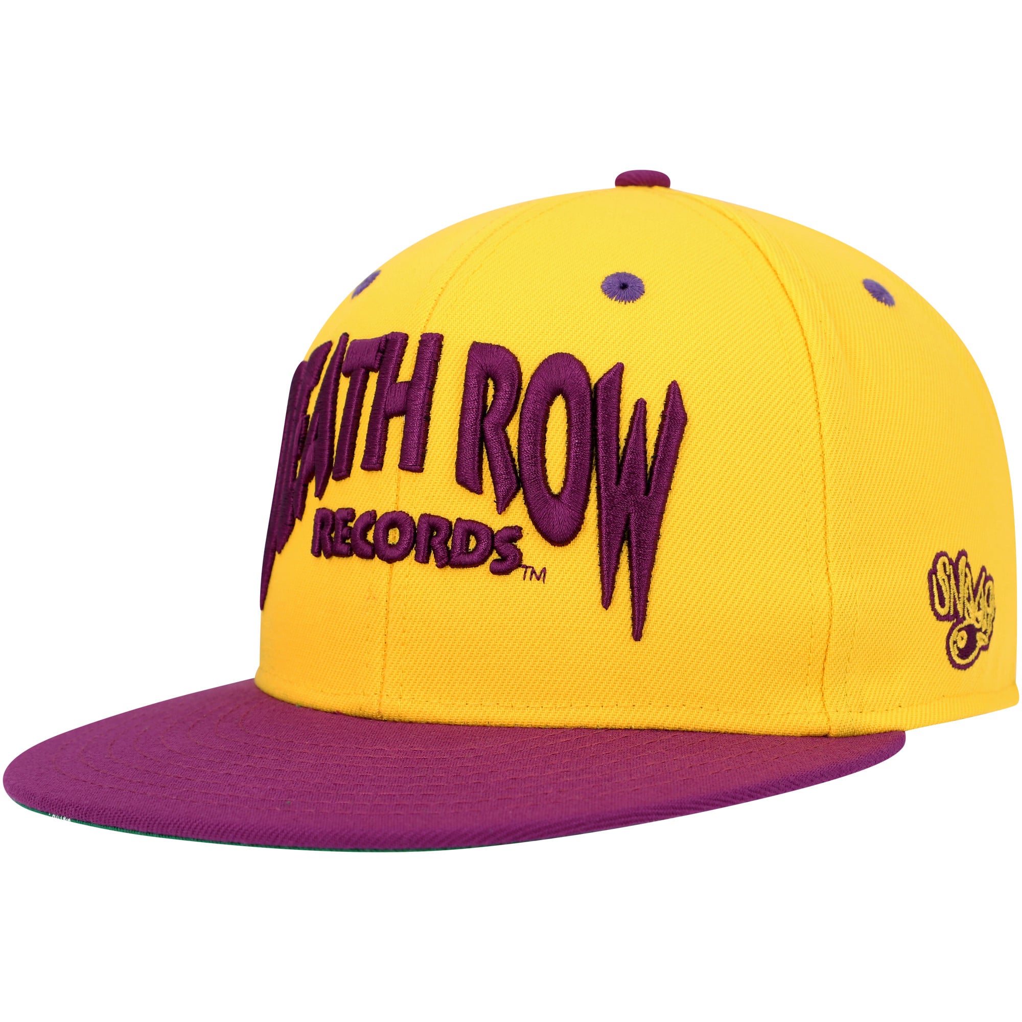 Death Row Records Paisley Fitted Hat - Gold