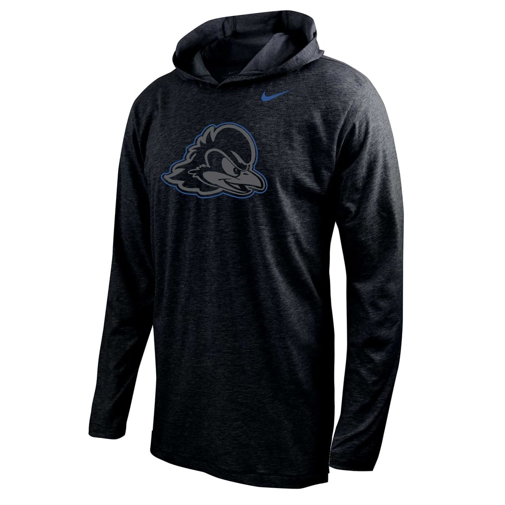 Delaware Fightin' Blue Hens Nike Color Pop Performance Hoodie Long Sleeve T-Shirt - Black