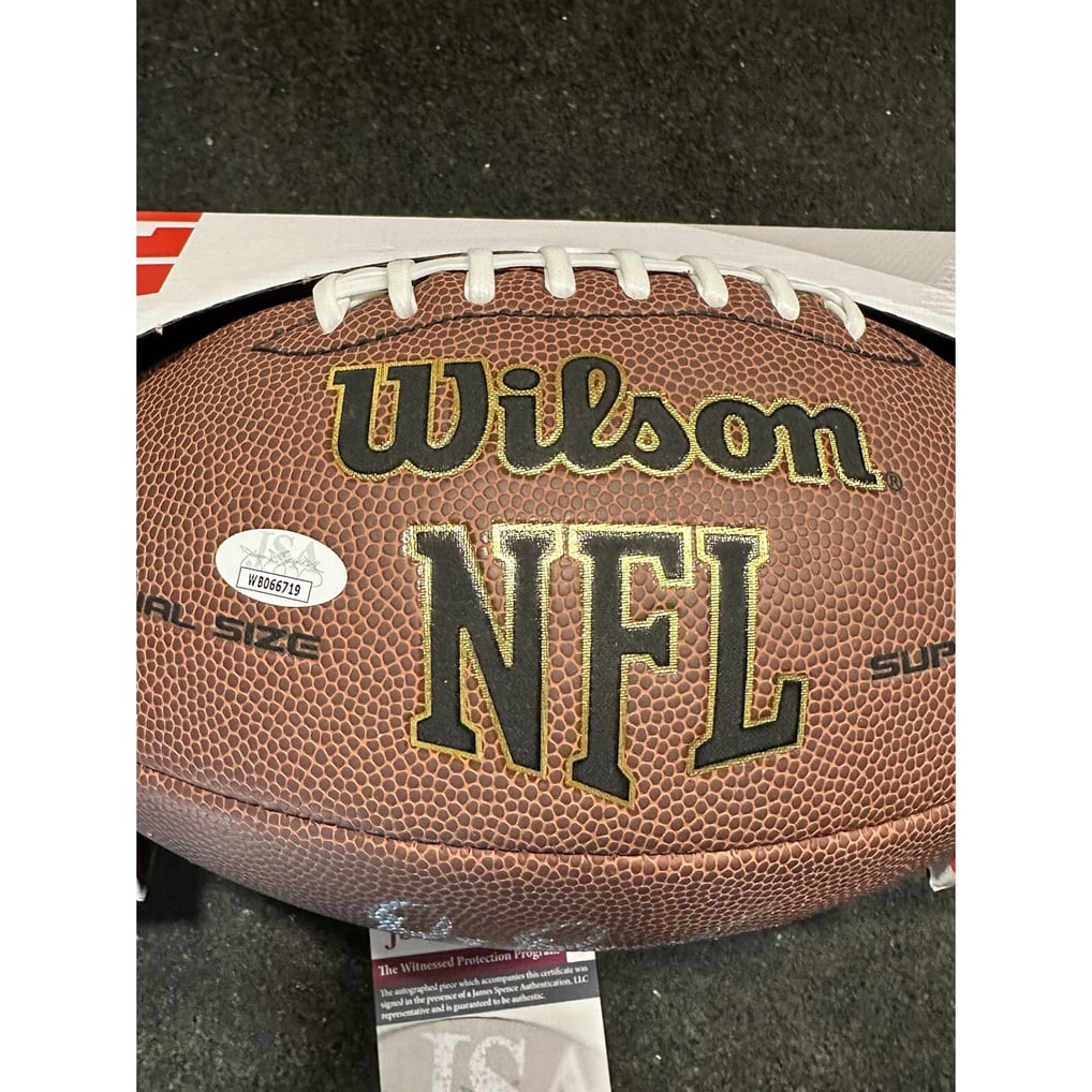 Demario Douglas Autographed Signed Wilson Replica NFL Football! Patriots!