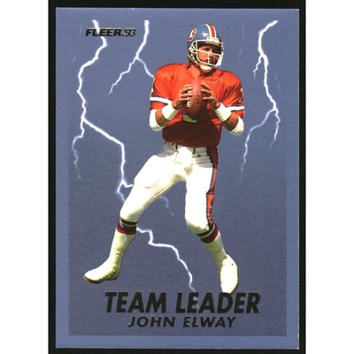 1993 Fleer Team Leaders #4 John Elway