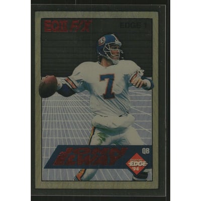 1994 Collector's Edge FX EQII Red Letters #1 John Elway