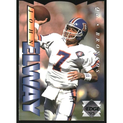 1995 Collector's Edge Die Cuts #59 John Elway