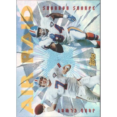 1995 Topps Air Raid #6 J.Elway/Sh.Sharpe