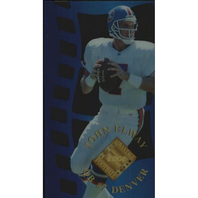 1996 Collector's Edge Advantage Crystal Cuts #CC11 John Elway