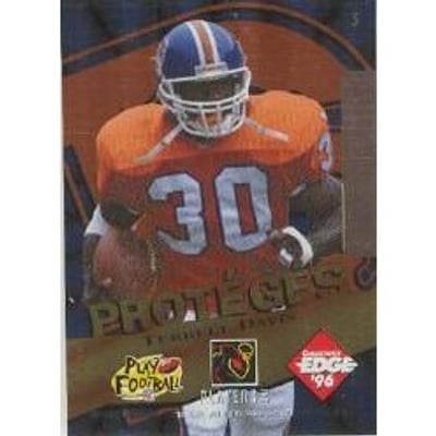 1996 Collector's Edge Proteges #5 T.Davis/M.Faulk