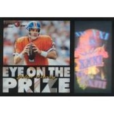1996 Laser View Eye on the Prize #7 John Elway
