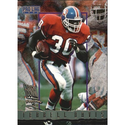 1996 Pro Line Touchdown Performers #TD14 Terrell Davis