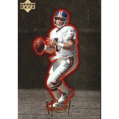 1996 Upper Deck Hot Properties Gold #HT7 J.Elway/W.Moon
