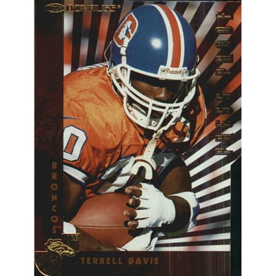 1997 Donruss Press Proofs Gold Die Cuts #6 Terrell Davis