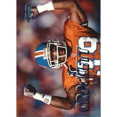 1997 Fleer Tiffany Blue #85 Ray Crockett