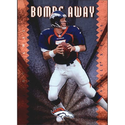 1997 Pinnacle X-Press Bombs Away #7 John Elway
