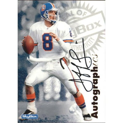 1997 SkyBox Premium Autographics #37 Jeff Lewis EX/IM/S