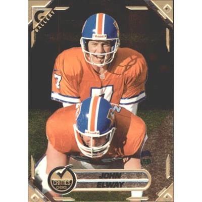 1997 Topps Gallery Critics Choice #CC5 John Elway