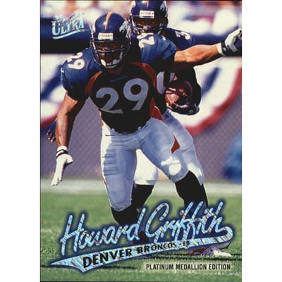 1997 Ultra Platinum Medallion #P248 Howard Griffith