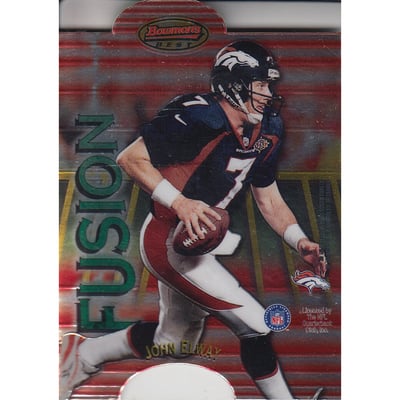 1998 Bowman's Best Mirror Image Fusion #MI7 J.Elway/B.Griese