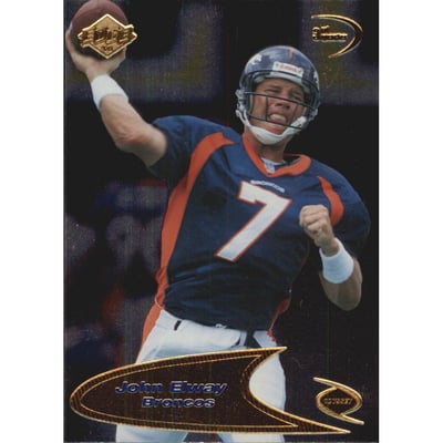 1998 Collector's Edge Odyssey Level 1 Galvanized #G207 John Elway 3Q