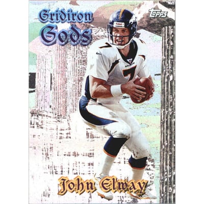 1998 Topps Gridiron Gods #G15 John Elway