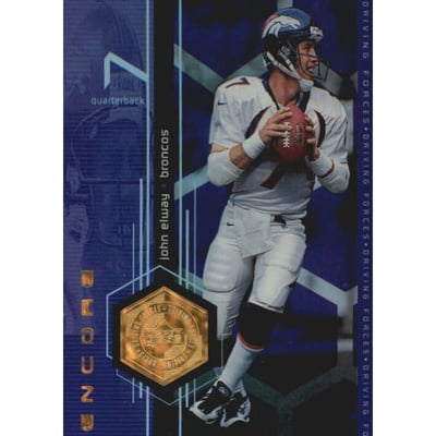 1998 Upper Deck Encore Driving Forces F/X #F8 John Elway