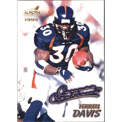 1999 Aurora Canvas Creations #2 Terrell Davis