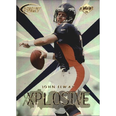 1999 Collector's Edge Fury Xplosive #5 John Elway